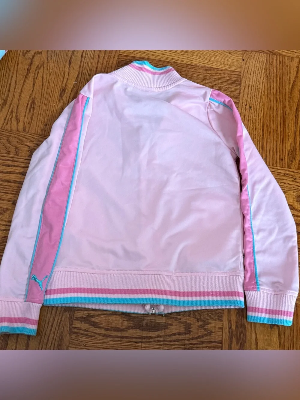 Puma Girls Pink Sweater with Red Label